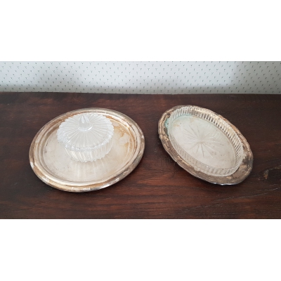 Service aus Kristallglas